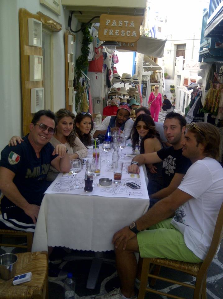 In Greece with the Market America + MeetOn team for a lunch