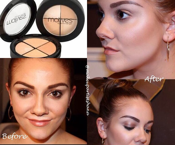 contouring makeup drastic before and after