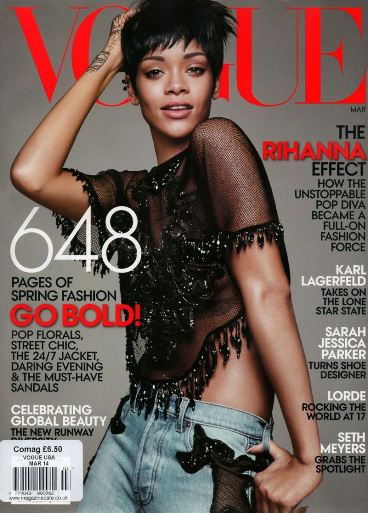 Rihanna Covers Vogue March 2014 Issue - Loren's World