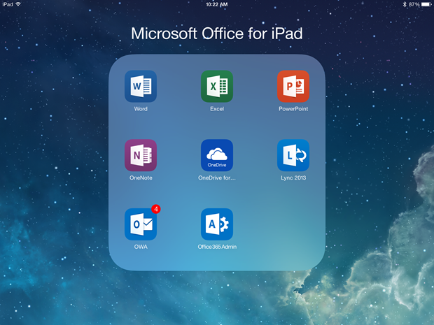 reset microsoft office purchase for ipad