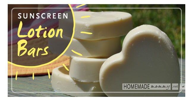 Homemade Sunscreen Bars| Loren's World