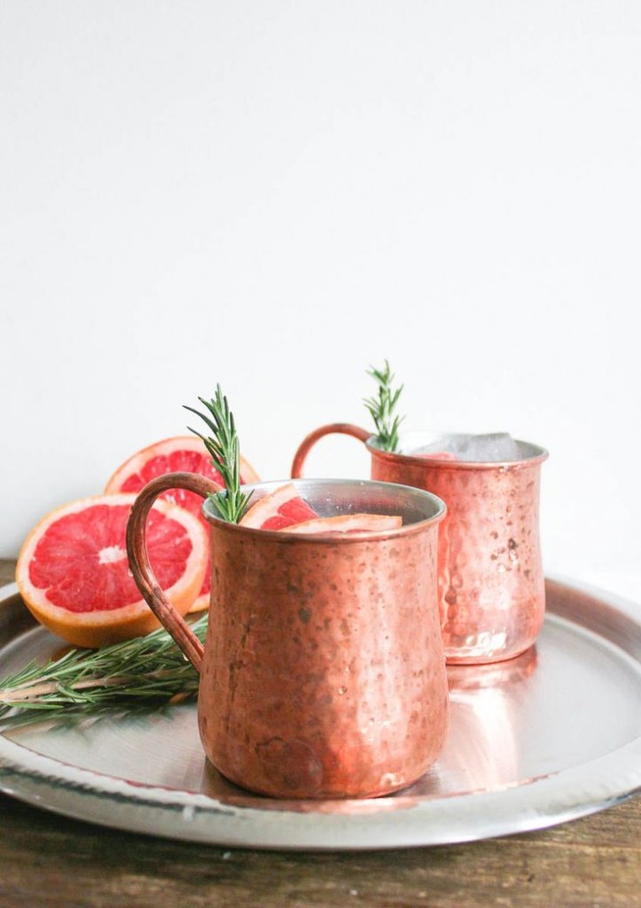 grapefruit rosemary mule