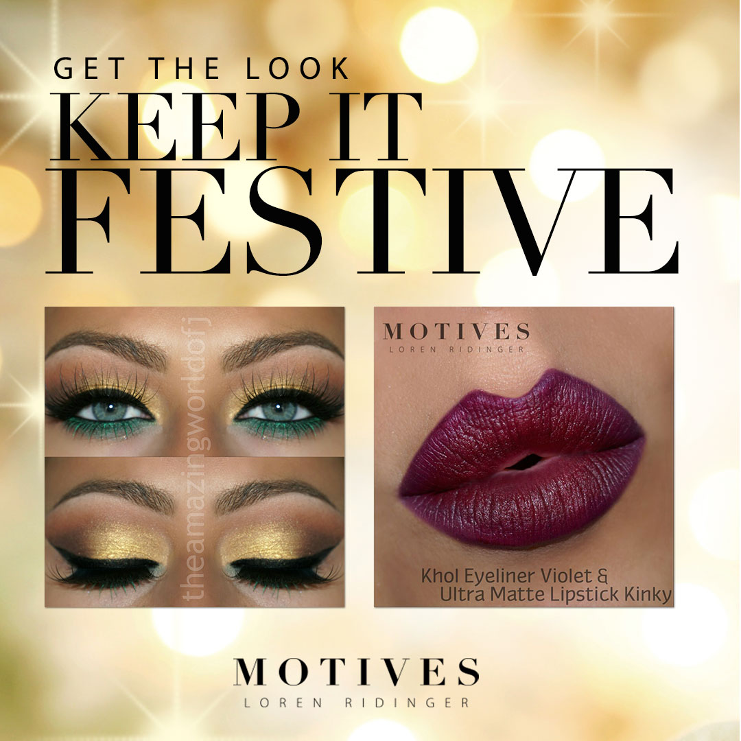 Motives Holiday Makeup Looks