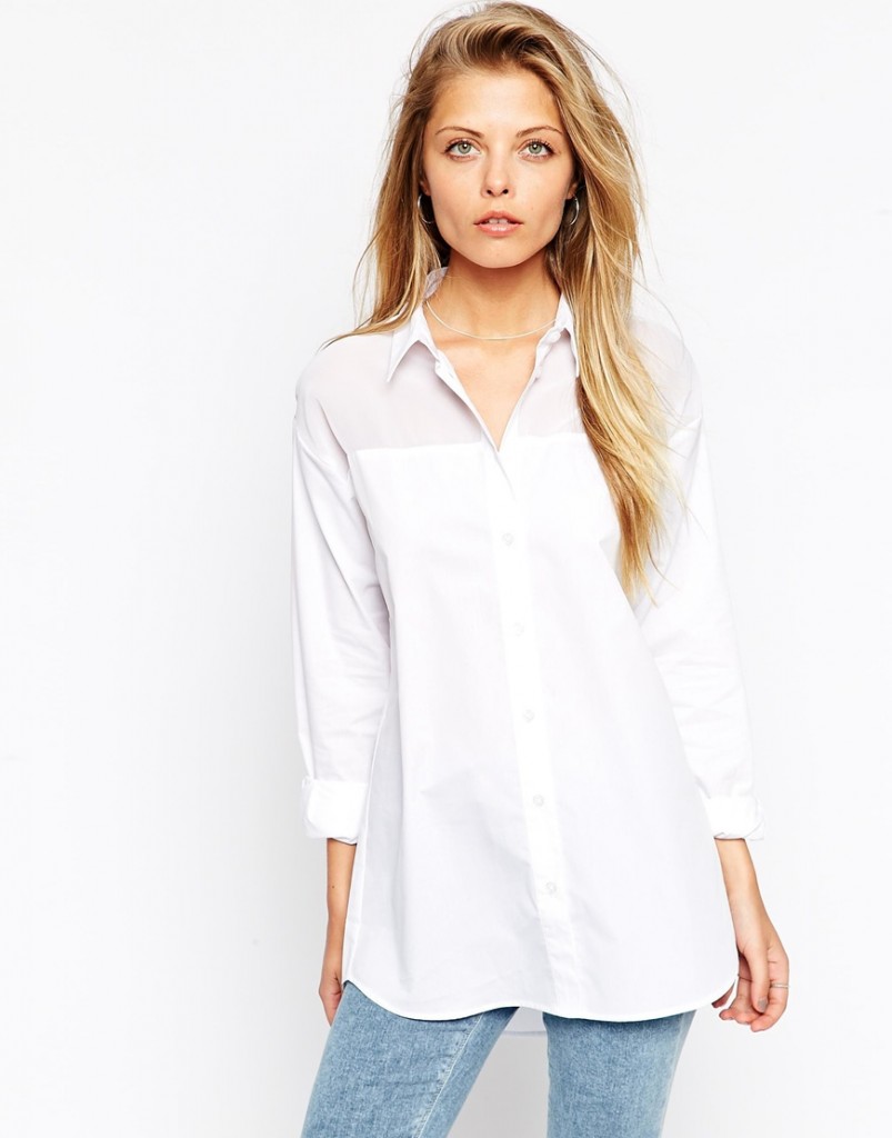 white button down, white shirt, boyfriend shirt