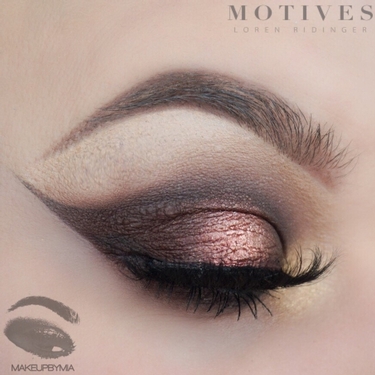 copper eyeliner wing tutorial