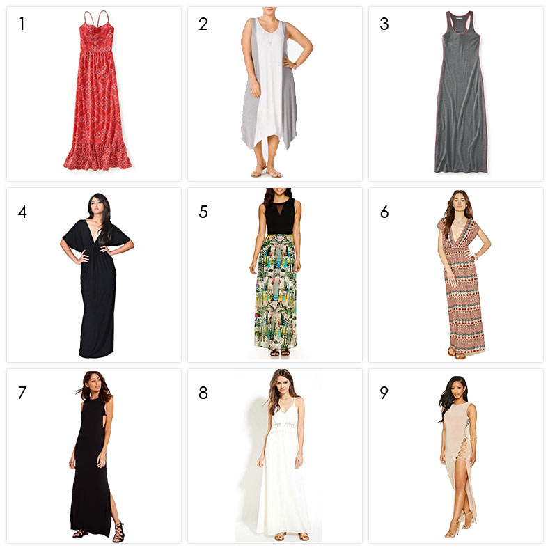 Style Edit: Maxi Dresses