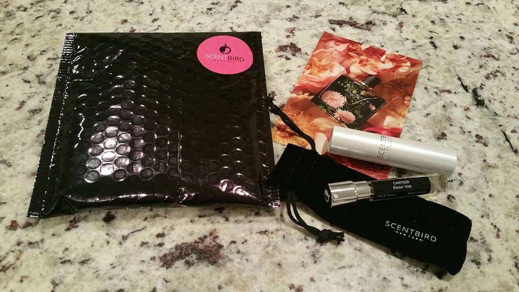 Scentbird packaging review and coupon code