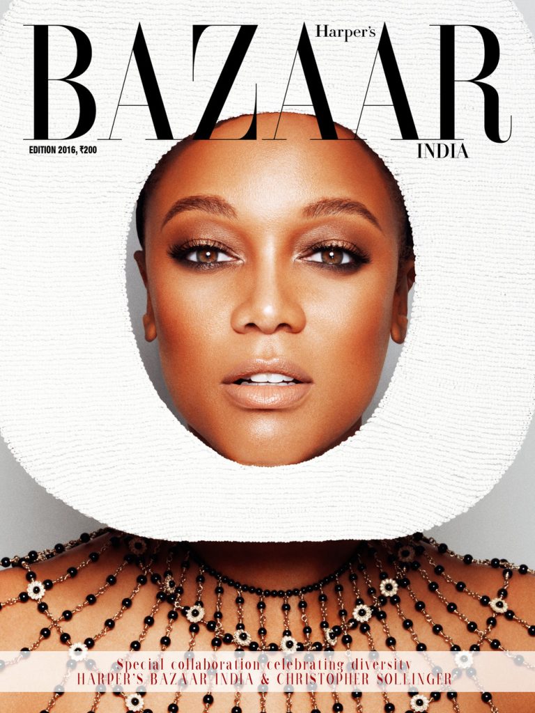 TYRA BANKS, TRACEY AFRICA, GEENA ROCERO, DIVERSE WOMEN OF COLOR FROM AROUND THE GLOBE APPEAR ON THE COVER OF NEW HARPER’S BAZAAR INDIA