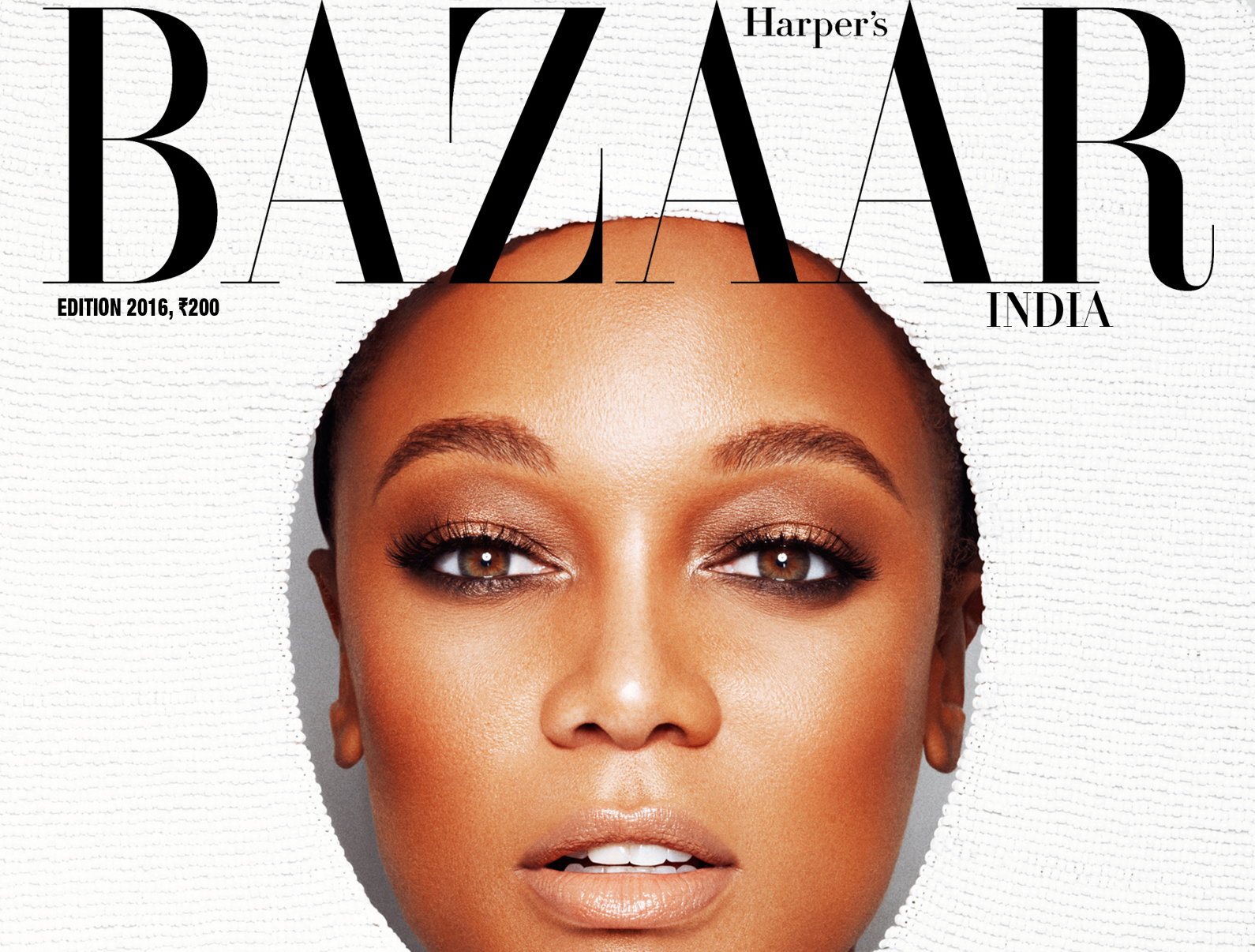 TYRA BANKS, TRACEY AFRICA, GEENA ROCERO, DIVERSE WOMEN OF COLOR FROM AROUND THE GLOBE APPEAR ON THE COVER OF NEW HARPER’S BAZAAR INDIA