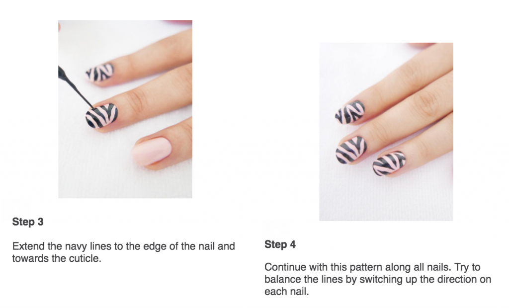 Sally Hansen Zebra Nail Art Tutorial