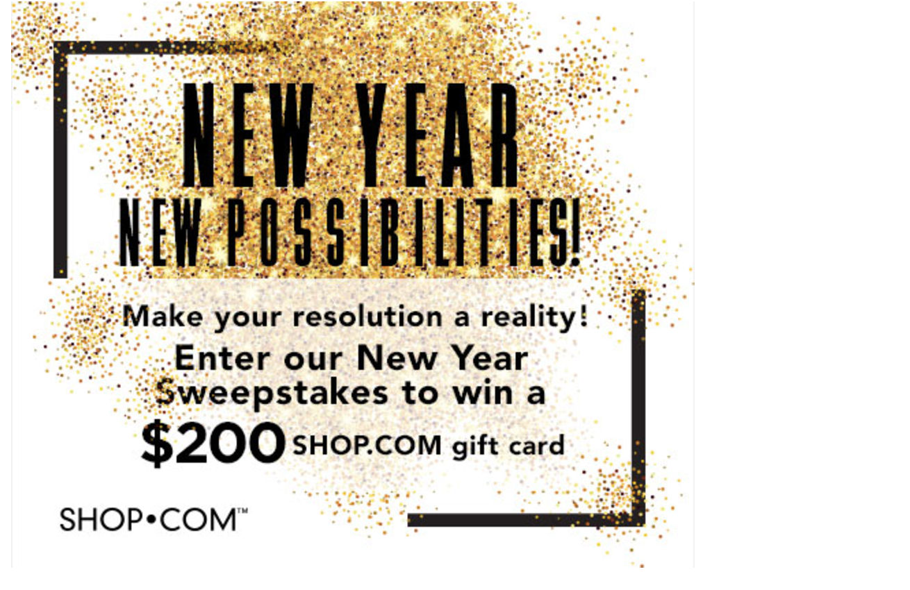 New Year, New Possibilities Contest on SHOP.COM