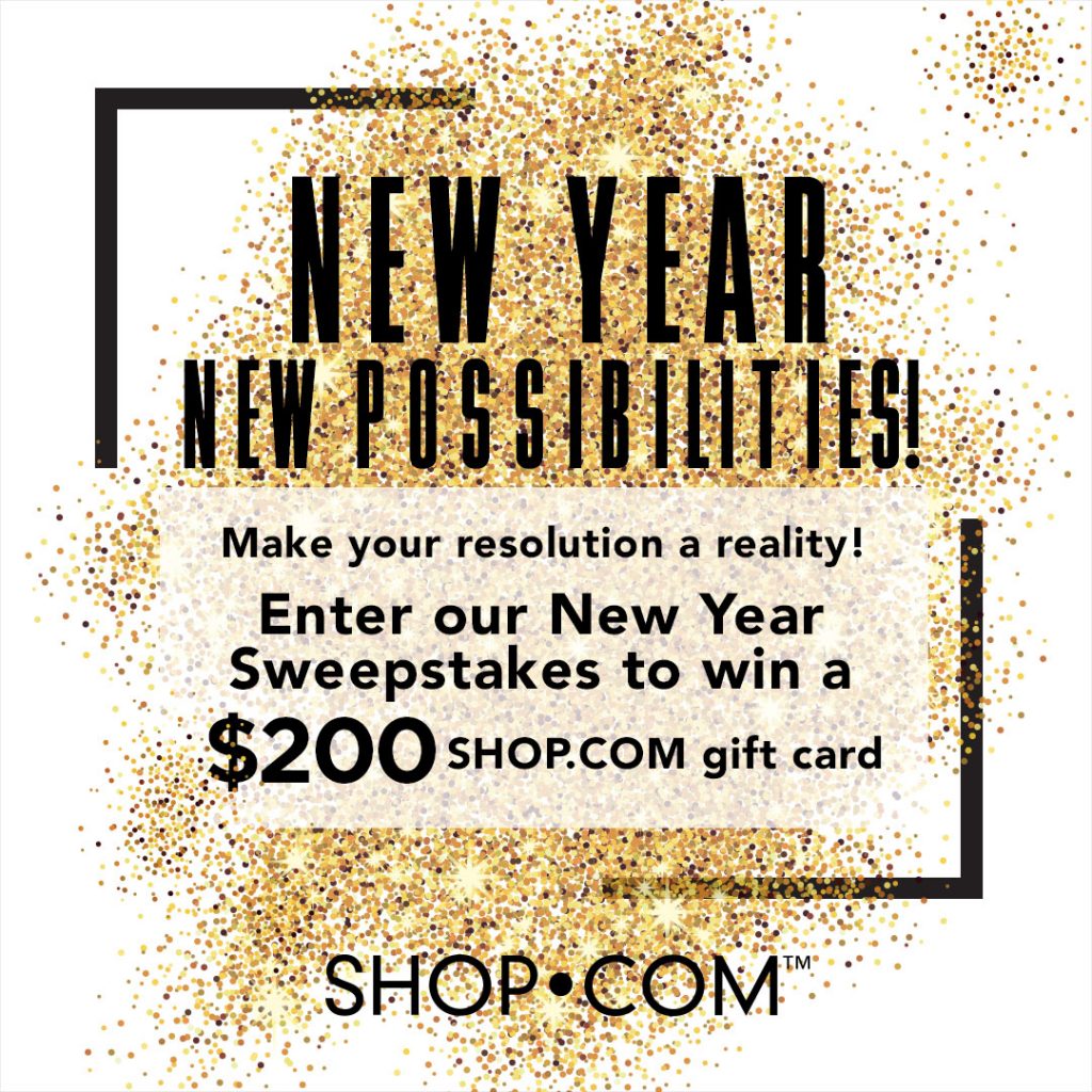 New Year, New Possibilities: SHOP.COM New Year's Contest