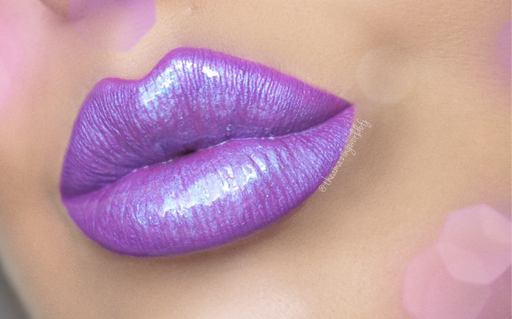 Get the Look: Purple Diamond Lips with Motives Cosmetics