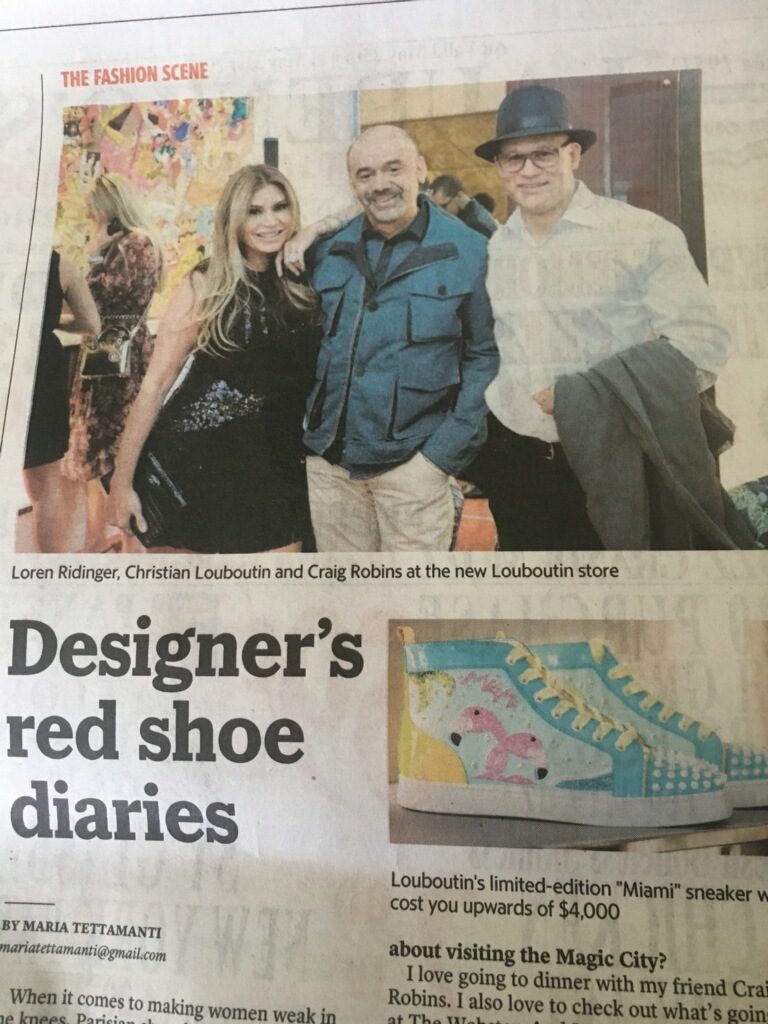 Loren Ridinger Christian Louboutin Miami Herald