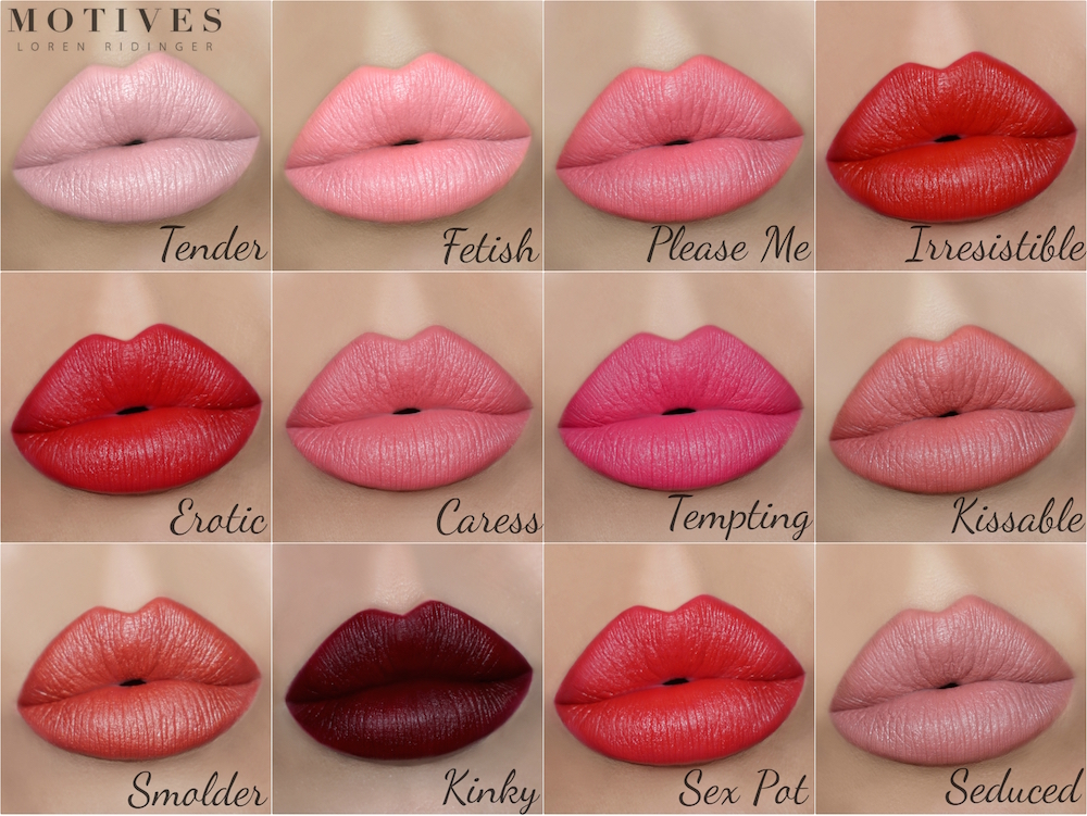 motives, motives cosmetics, motives mattes, lip, lip swatches