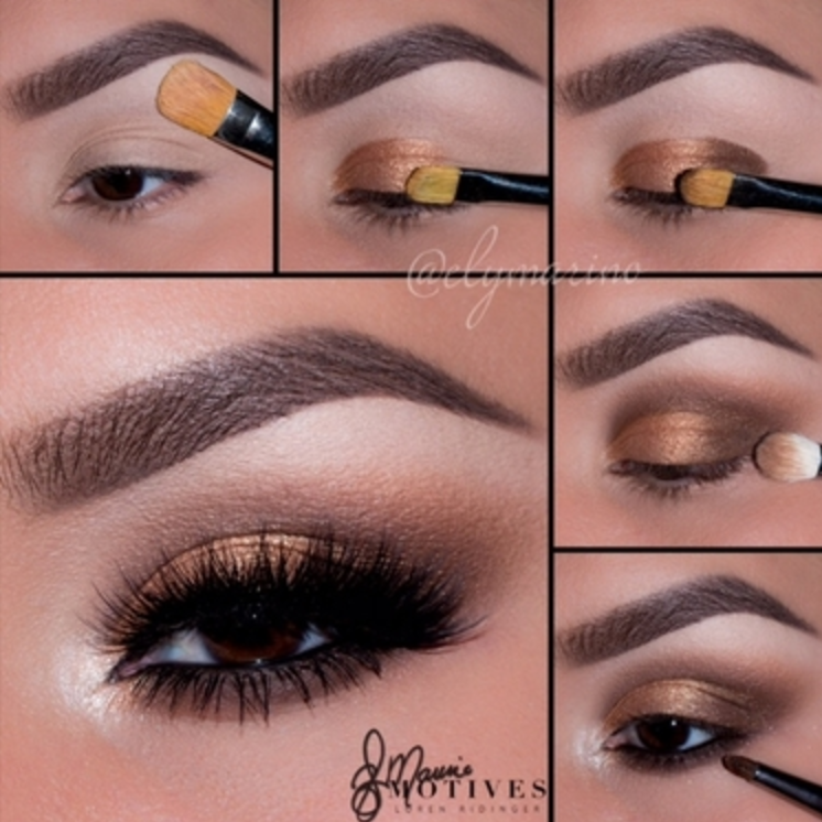 Get the Look: "Antique" Copper Eye Shadow with Motives