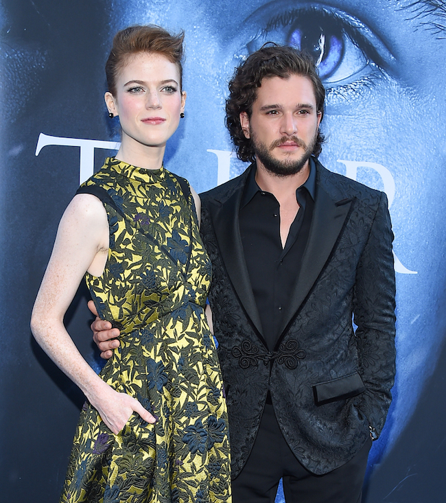 Rose Leslie Shows Off Her Engagement Ring, fashion news, celebrity style, kit harrington, rose leslie, game of thrones, got