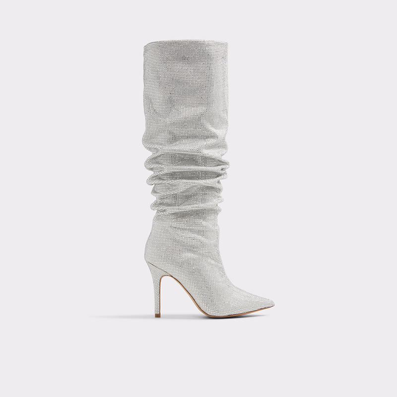 ysl white boots