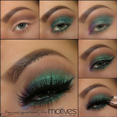 Get the Look with Motives®: Mystical, motives, get the look. get the look with motives, motives cosmetics, green eyeshadow