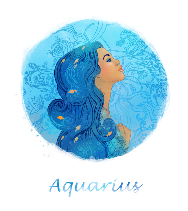 What Makes Each Zodiac Sign the Happiest, zodiac, zodiac sign aquarius