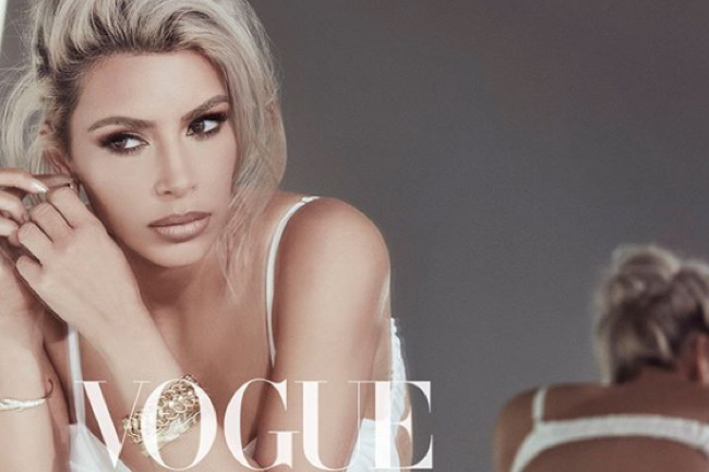 Kim K West on the Cover of Vogue Taiwan, kim kardashian west, kim k west, vogue, vogue taiwan