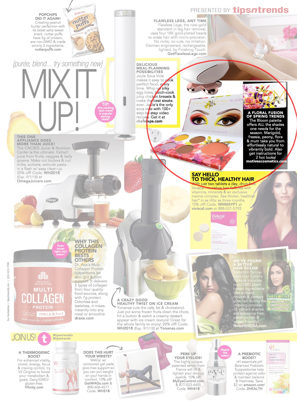 Motives® 'Bloom' Palette Featured in Women's Health, women's health, anna faris, bloom palette