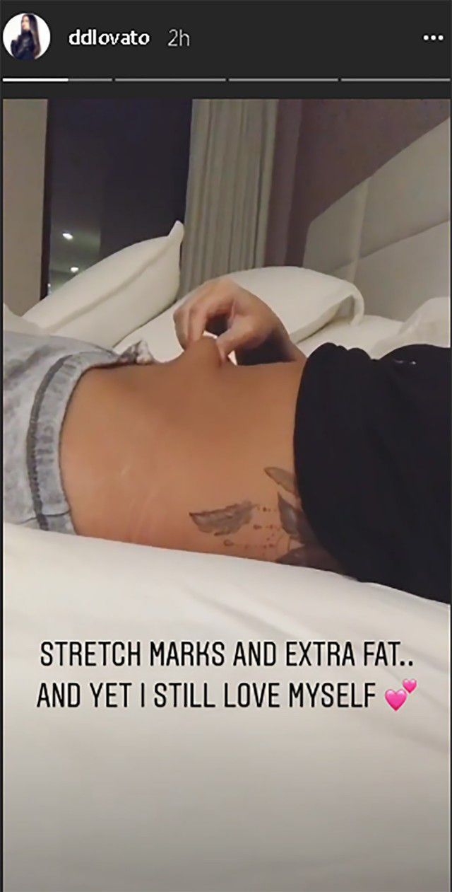 Demi Lovato Shows What True Self-Love is All About, demi lovato, demi, cellulite, self-love, love, stretch marks, thigh gap