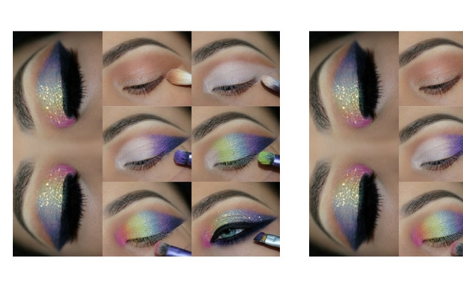 Get the Look with Motives®: Rainbow, rainbow, motives®, motives® cosmetics, motives cosmetics, motives, loren ridinger