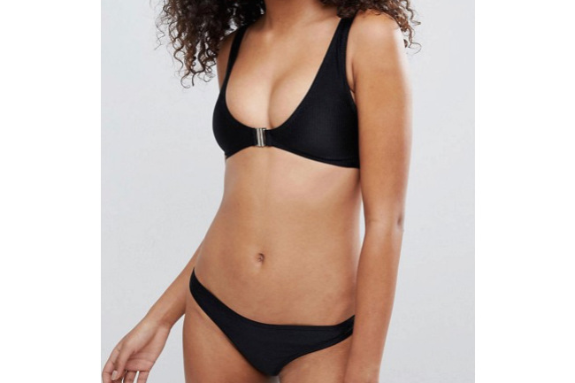 The Black Swimsuit is IN, black swimsuit, black bikini, kim kardashian, topshop, asos