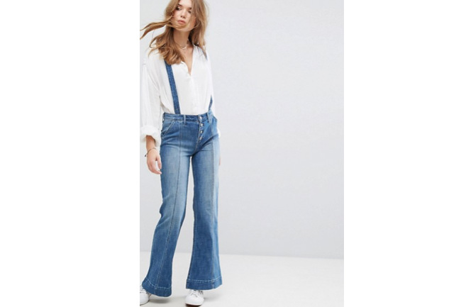 The Jumpsuit You Can Wear with Every Top You Own, jumpsuit, top, denim, denim jumpsuit