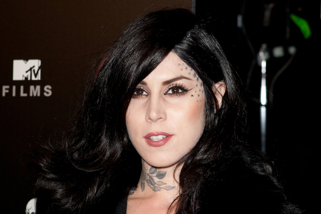 Kat Von D was the Ultimate Alternative Bride, alternative bride, makeup, kat von d,