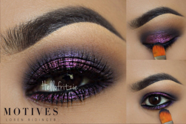 Get the Look with Motives®: Midnight Plum, midnight plum, plum, purple, motives, motives cosmetics, loren, loren ridinger