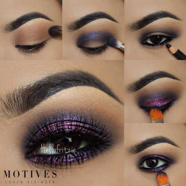 Get the Look with Motives®: Midnight Plum, midnight plum, plum, purple, motives, motives cosmetics, loren, loren ridinger