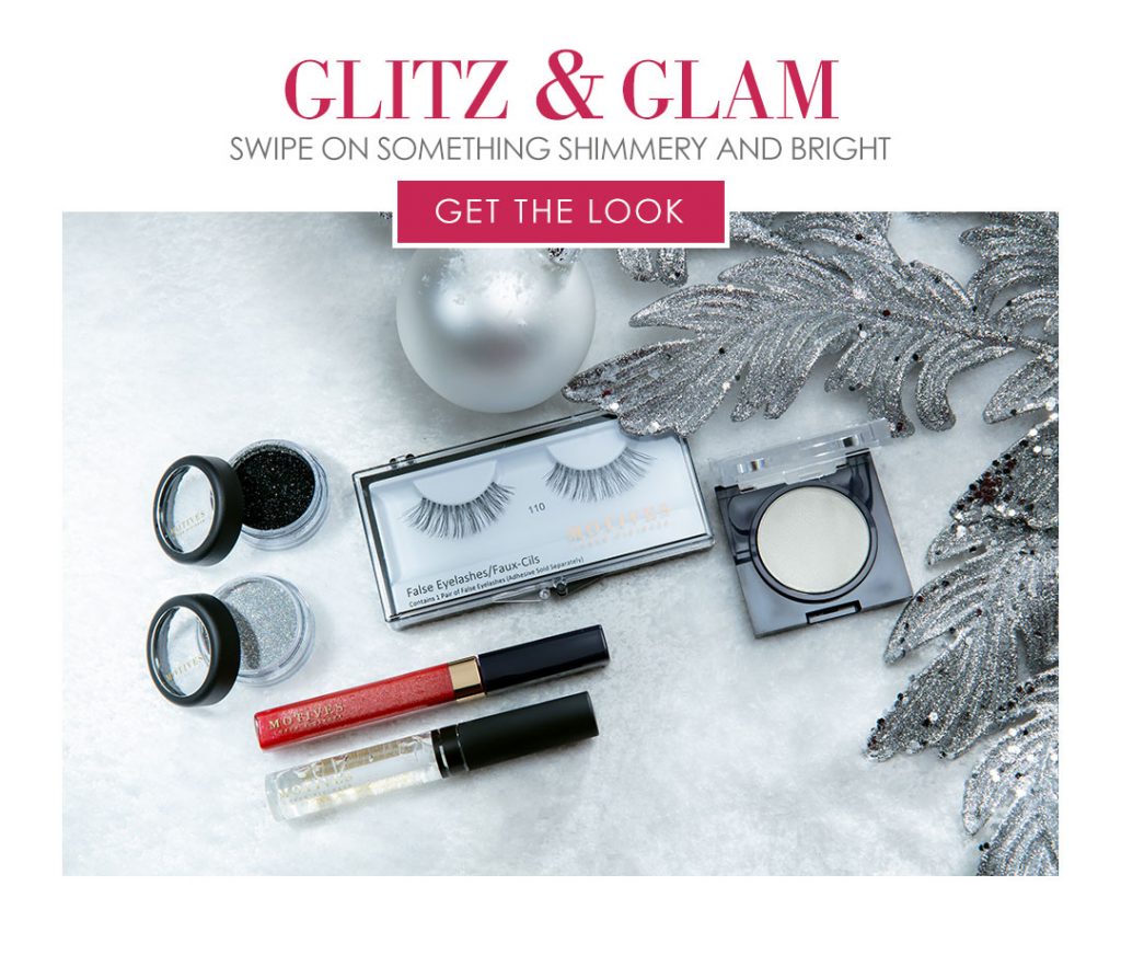 Gift Guide: Get Glitz & Glam with Motives®, glitz & glam, motives, motives cosmetics, loren ridinger, motives cosmetics,