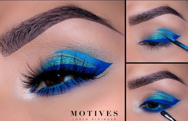 Get the Look with Motives®: Stunning Blue, stunning blue, blue eyes, motives cosmetics